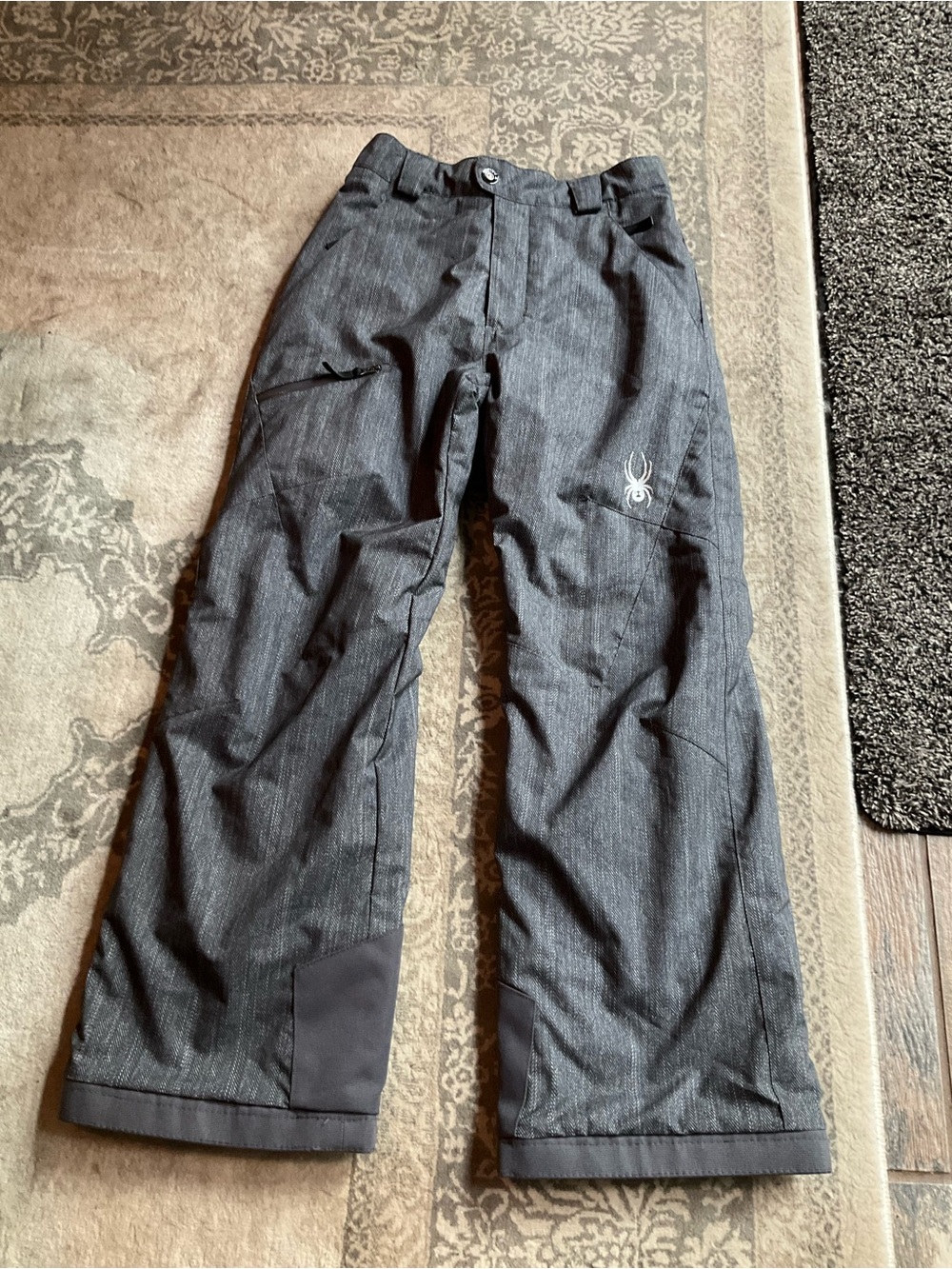 Spyder Kids Gray Snow/Ski Pants 12